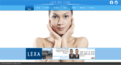 Desktop Screenshot of lexaskinclinic.com
